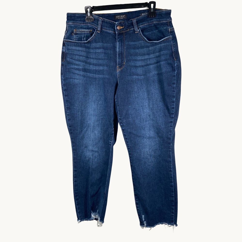 Judy Blue Jeans Womens Size 16W Slim Fit JB82322DK-PL Blue Stretch Flex Denim